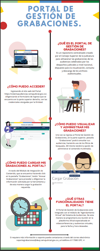 Portal Gestión de Grabaciones Infografia.PNG